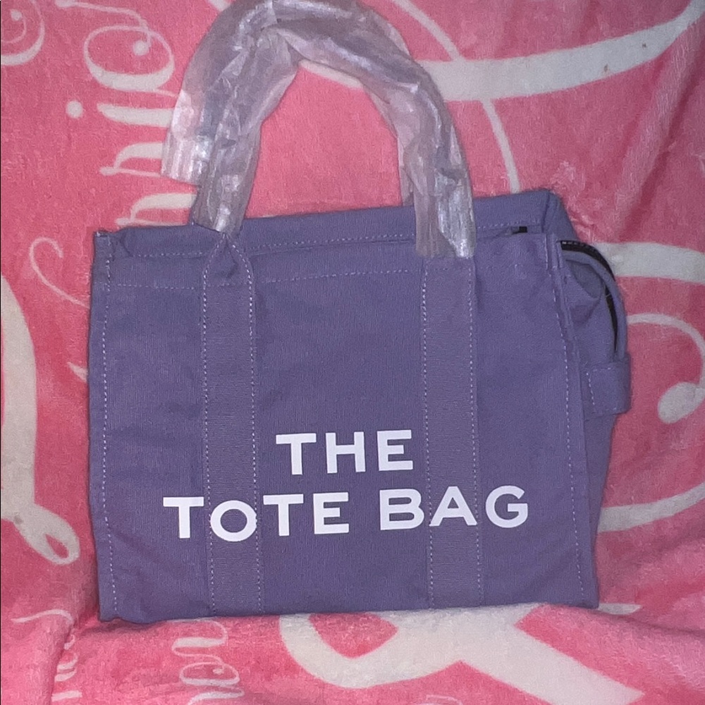 Purple Canvas Tote -